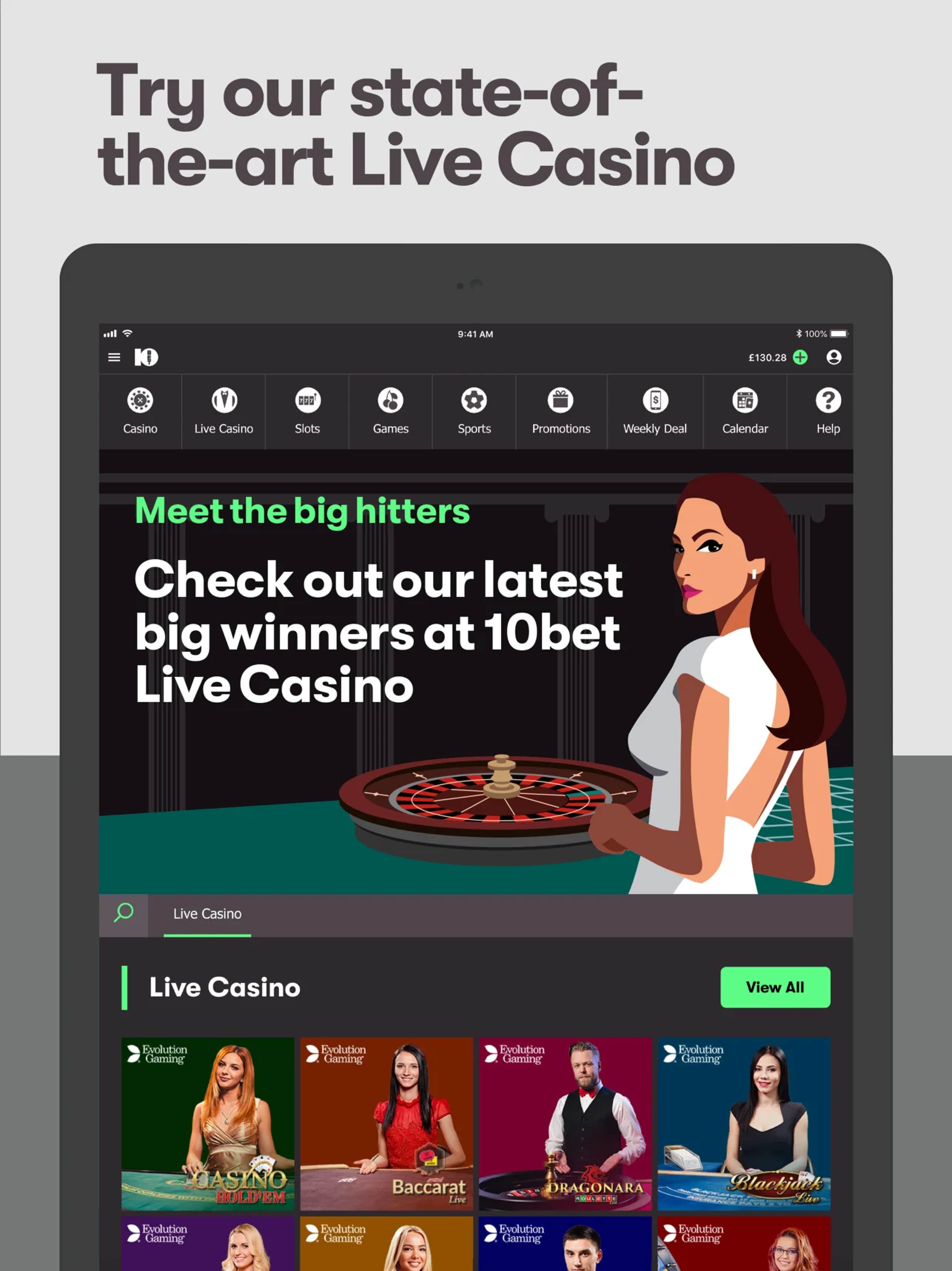 10bet Live Casino