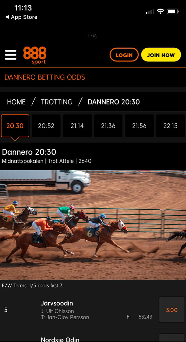 888sport stream screen