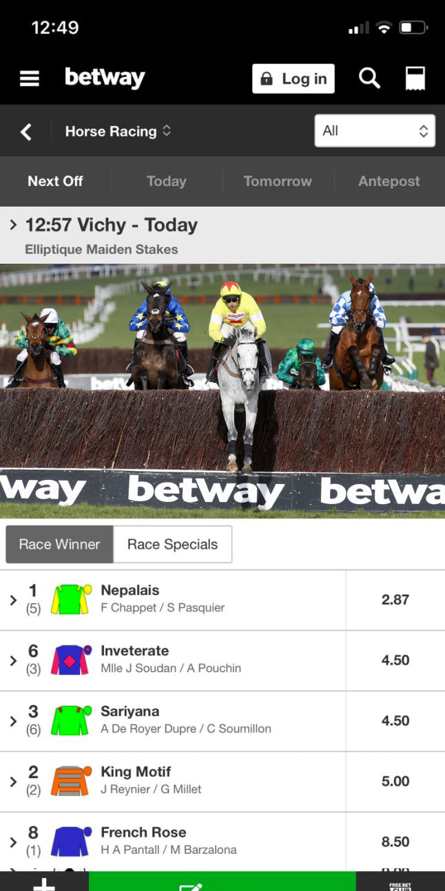 Betway Live Streaming mobile