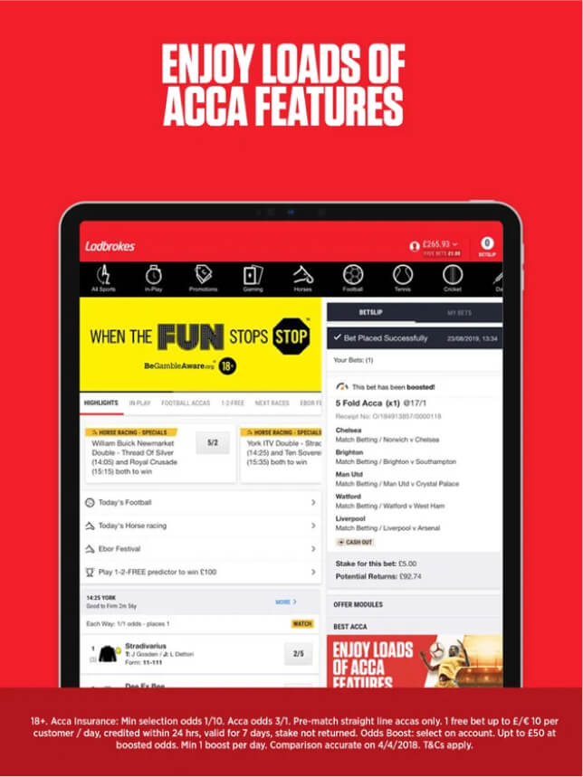 Enjoy loads of acca features