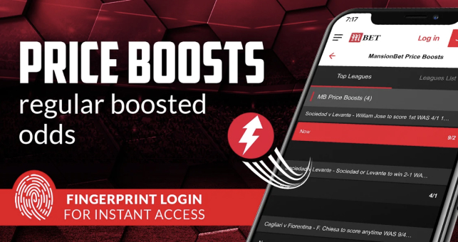 Mansionbet Price Boosts