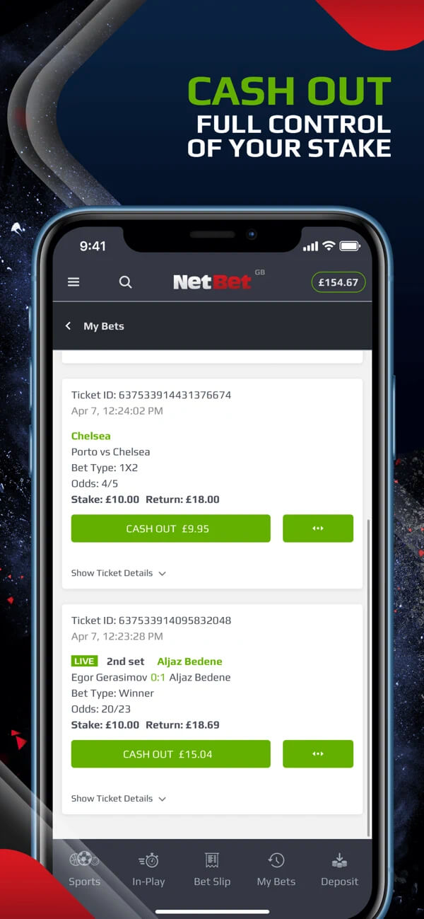 Netbet Cashout