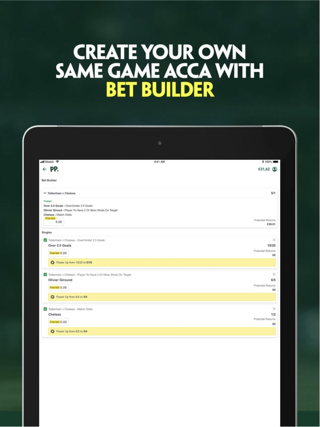 Paddy Power bet builder