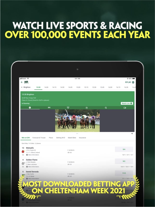 Paddy Power whach live