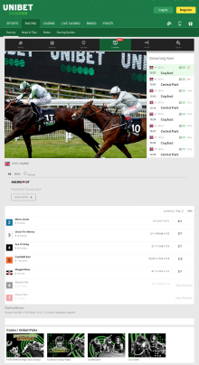 Unibet stream screen