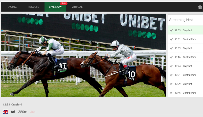 Unibet stream