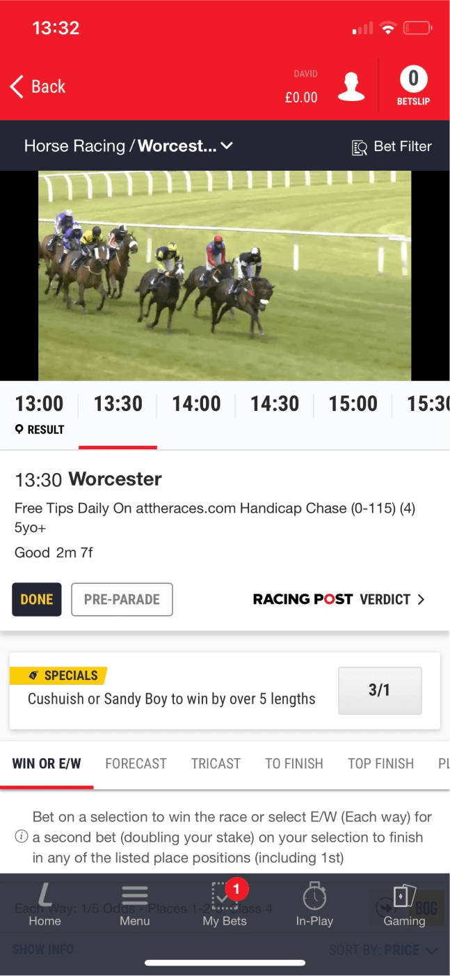 Ladbrokes Live Streaming